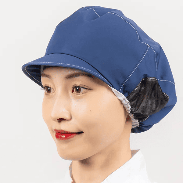【担当者インタビュー】つば付き衛生帽子のカラー展開・メッシュ加工